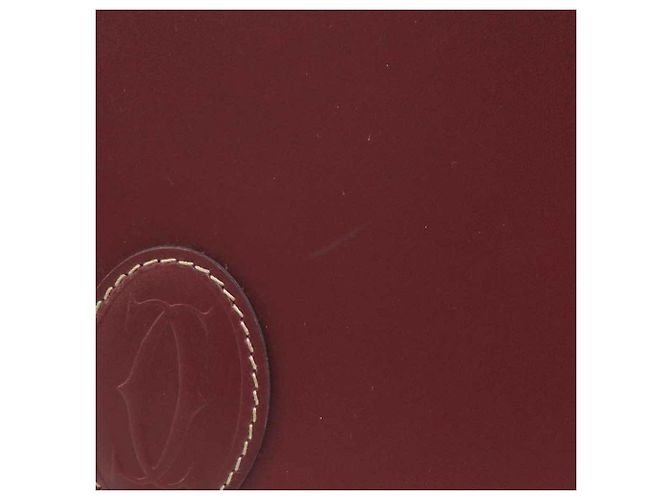Borsa a spalla Cartier Must Line in pelle bordeaux Bordò - vista 12