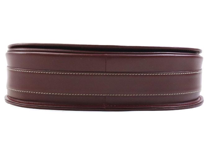Borsa a spalla Cartier Must Line in pelle bordeaux Bordò - vista 4
