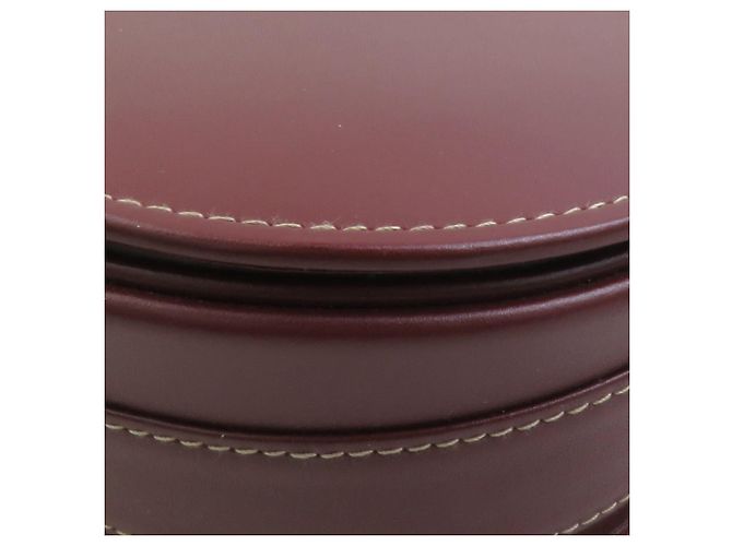Borsa a spalla Cartier Must Line in pelle bordeaux Bordò - vista 6
