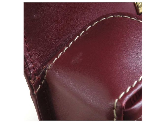 Borsa a spalla Cartier Must Line in pelle bordeaux Bordò - vista 7