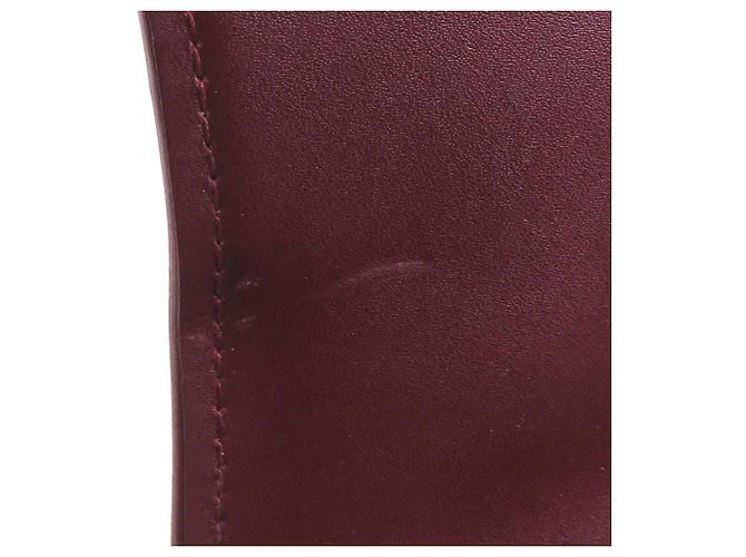 Borsa a spalla Cartier Must Line in pelle bordeaux Bordò - vista 8