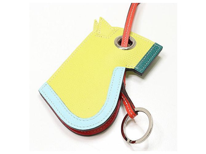 Ring Charm per borsa Hermès nella tonalità Camaieu Blu D'oro Arancione - vista 2