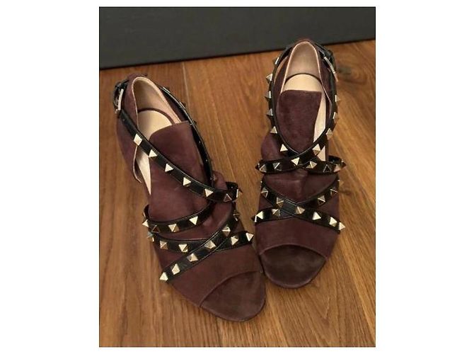 Valentino Garavani Rockstud 35,5 Marrone - vista 5