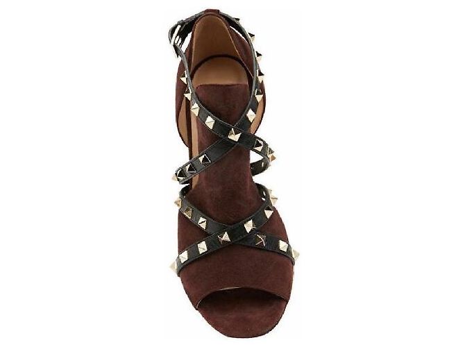 Valentino Garavani Rockstud 35,5 Marrone - vista 6