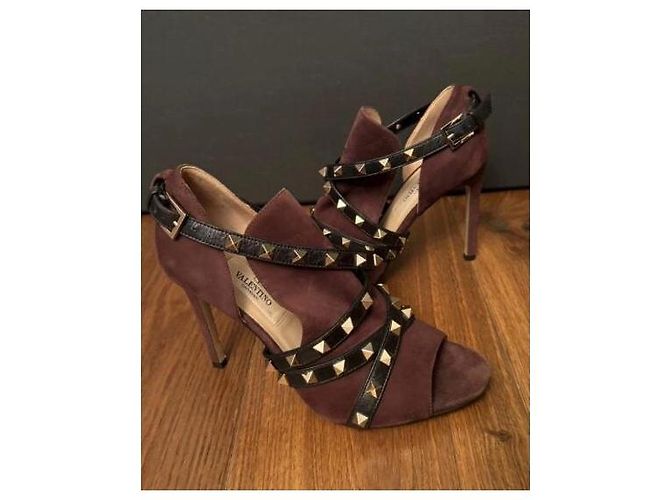 Valentino Garavani Rockstud 35,5 Marrone - vista 8
