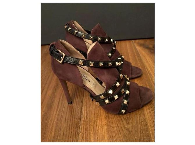 Valentino Garavani Rockstud 35,5 Marrone - vista 9