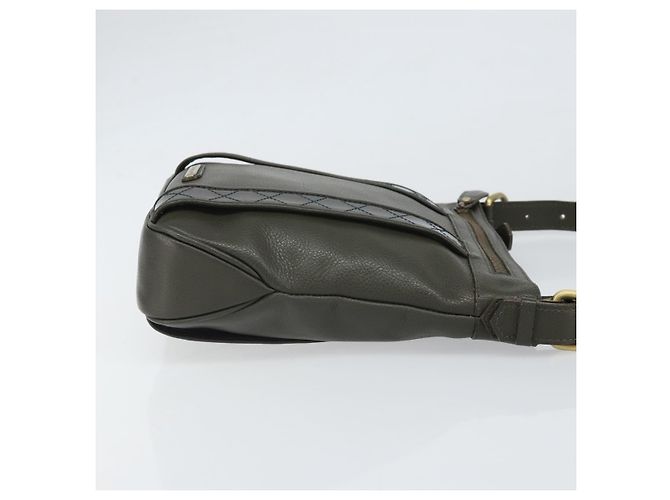 Burberry Vintage Leather Kaki - vue 3