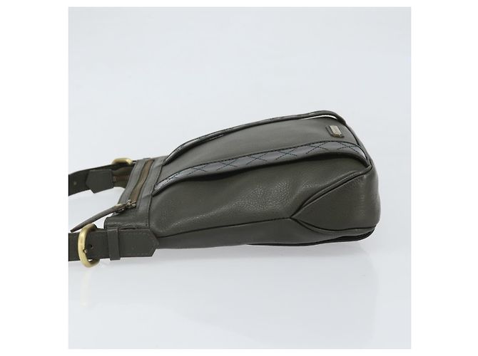 Burberry Vintage Leather Kaki - vue 4