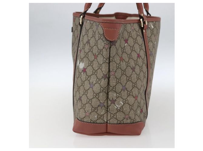 Gucci Tote Joy Plus GG de lona recubierta con cuero grande - vista 4