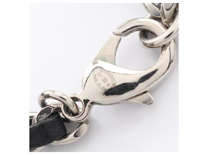 Collana Coco Mark di Chanel Nero Argento Giallo - vista 5