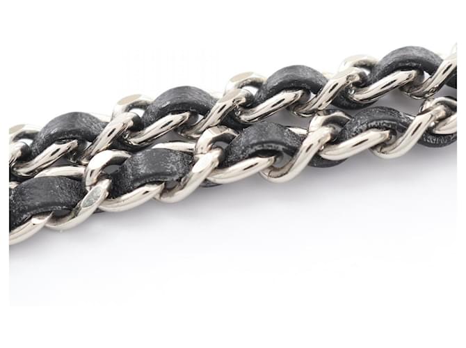 Collana Coco Mark di Chanel Nero Argento Giallo - vista 7