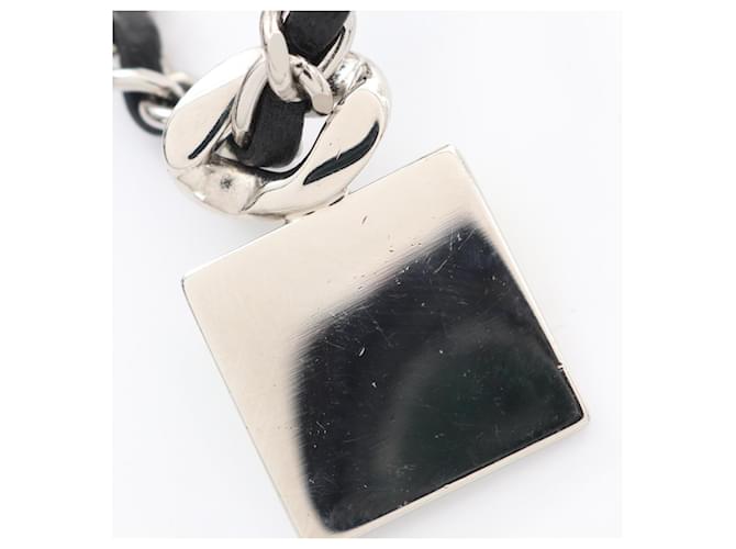 Collana Coco Mark di Chanel Nero Argento Giallo - vista 8