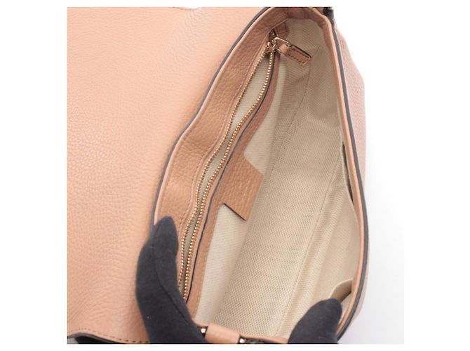 Borsa a spalla Gucci Soho con G intrecciato Rosa - vista 3