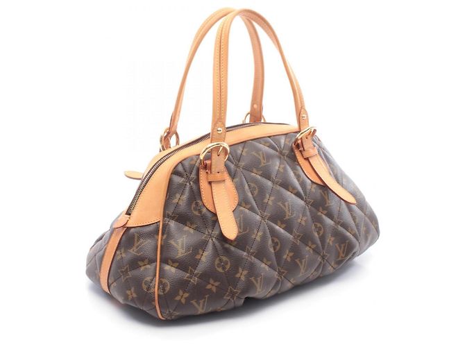 Borsa a mano Bowling Monogram Etoile Louis Vuitton Marrone - vista 2