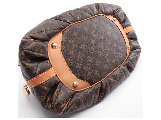 Borsa a mano Bowling Monogram Etoile Louis Vuitton Marrone - vista 7