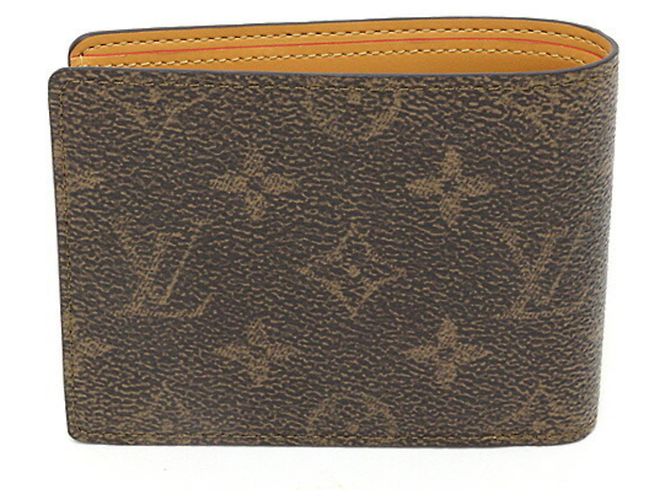 Cartera Bi-fold Monogram Multiple Louis Vuitton Castaño Monograma - vista 3