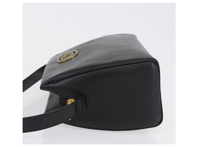 Céline Celine Circle Logo Leather Nero - vista 4