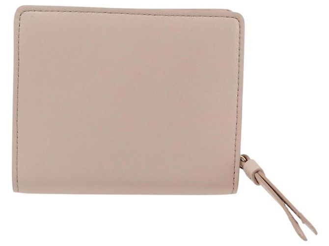 Chloé Portafoglio Compatto in Pelle Chloe Sense Rosa Oro Auth 149925V D'oro - vista 2
