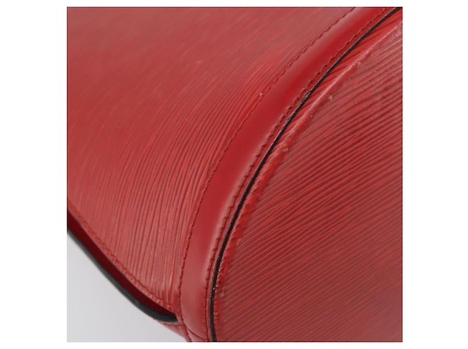 LOUIS VUITTON Borsa a Spalla Epi Cluny Rossa M52257 LV Auth 169849 Rosso - vista 14