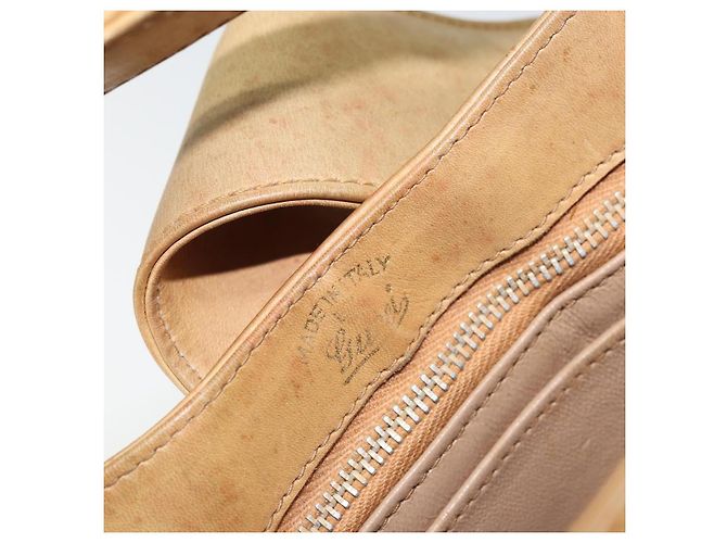 Borsa a Spalla in Pelle Beige Oro GUCCI 007 112 0094 Auth ti3745 D'oro - vista 11