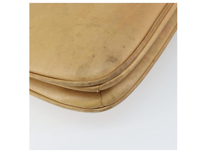 Borsa a Spalla in Pelle Beige Oro GUCCI 007 112 0094 Auth ti3745 D'oro - vista 16