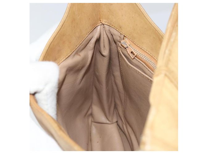 Borsa a Spalla in Pelle Beige Oro GUCCI 007 112 0094 Auth ti3745 D'oro - vista 18