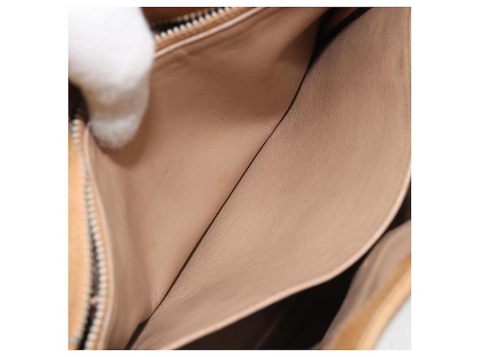 Borsa a Spalla in Pelle Beige Oro GUCCI 007 112 0094 Auth ti3745 D'oro - vista 21