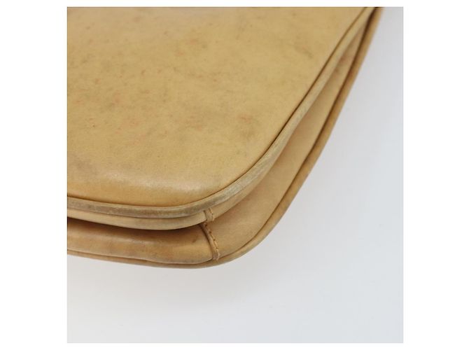 Borsa a Spalla in Pelle Beige Oro GUCCI 007 112 0094 Auth ti3745 D'oro - vista 9