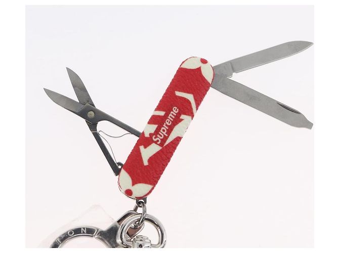 LOUIS VUITTON Monogramma LV x Supreme Portachiavi Coltello Pieghevole MP2070 Auth 168051SM - vista 10