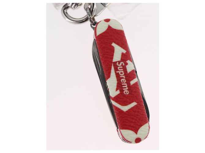 LOUIS VUITTON Monogramma LV x Supreme Portachiavi Coltello Pieghevole MP2070 Auth 168051SM - vista 4