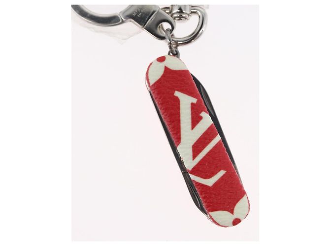 LOUIS VUITTON Monogramma LV x Supreme Portachiavi Coltello Pieghevole MP2070 Auth 168051SM - vista 6