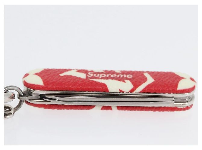 LOUIS VUITTON Monogramma LV x Supreme Portachiavi Coltello Pieghevole MP2070 Auth 168051SM - vista 9