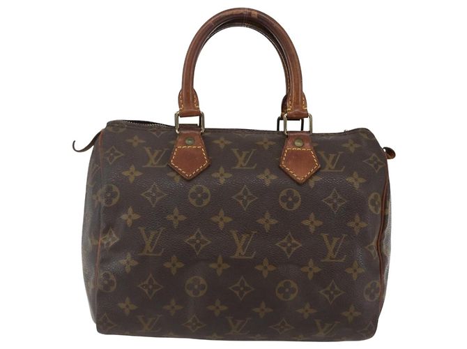 LOUIS VUITTON Borsa a Mano Monogram Speedy 25 M41528 LV Auth 172032 Monogramma - vista 13