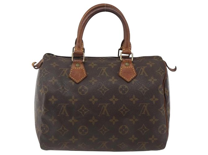 LOUIS VUITTON Borsa a Mano Monogram Speedy 25 M41528 LV Auth 172032 Monogramma - vista 2