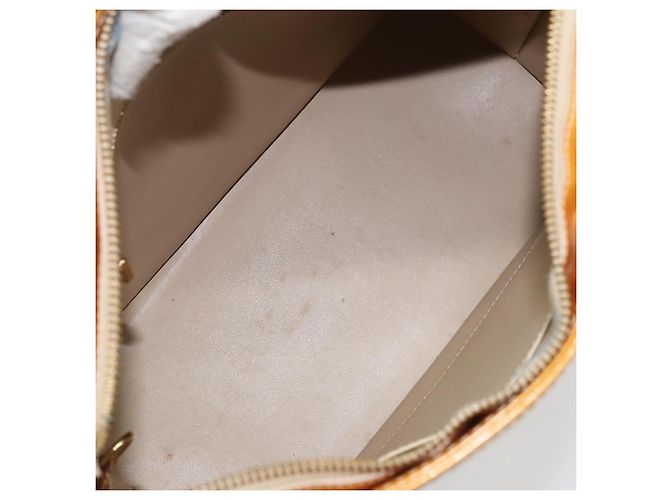 LOUIS VUITTON Handtasche Monogram Vernis Houston Beige M91004 LV Auth hk3455 - Ansicht 11