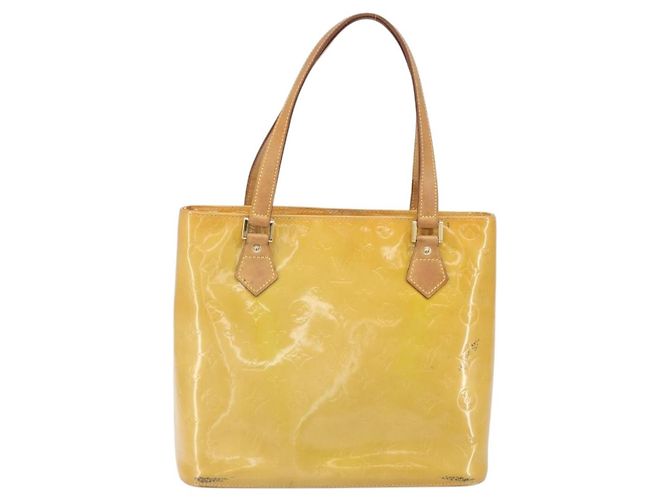LOUIS VUITTON Handtasche Monogram Vernis Houston Beige M91004 LV Auth hk3455 - Ansicht 13