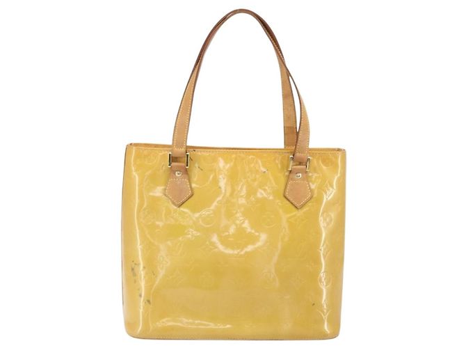 LOUIS VUITTON Handtasche Monogram Vernis Houston Beige M91004 LV Auth hk3455 - Ansicht 2