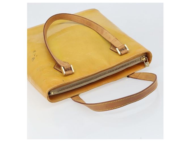 LOUIS VUITTON Handtasche Monogram Vernis Houston Beige M91004 LV Auth hk3455 - Ansicht 6