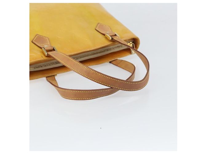 LOUIS VUITTON Handtasche Monogram Vernis Houston Beige M91004 LV Auth hk3455 - Ansicht 7