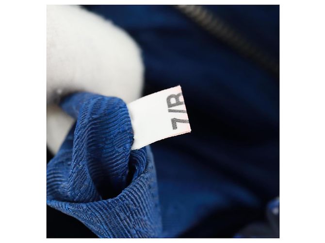 Zaino PRADA in nylon azzurro chiaro argento autentico 169566V Blu chiaro - vista 10