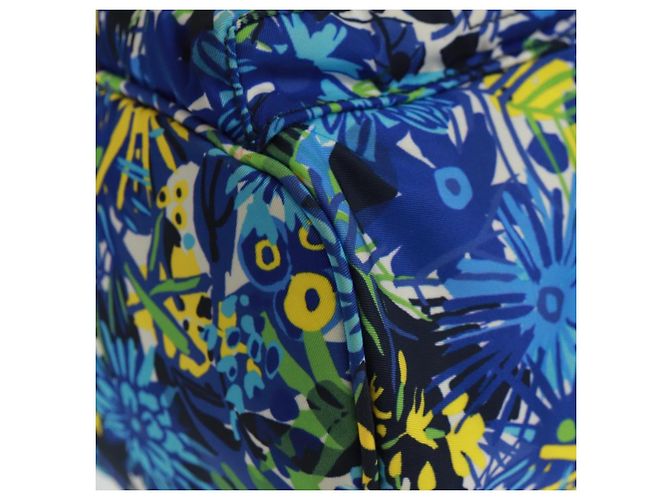 Zaino PRADA in nylon azzurro chiaro argento autentico 169566V Blu chiaro - vista 18