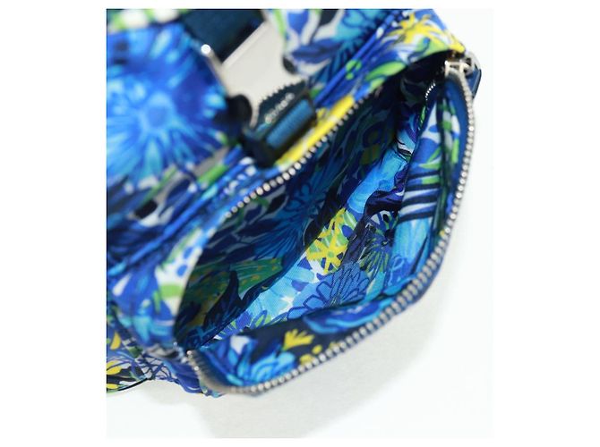 Zaino PRADA in nylon azzurro chiaro argento autentico 169566V Blu chiaro - vista 23