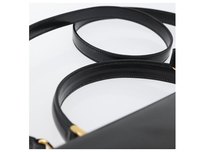 BALLY Borsa a mano in pelle 2 vie Nero Oro Auth BA10754 D'oro - vista 14