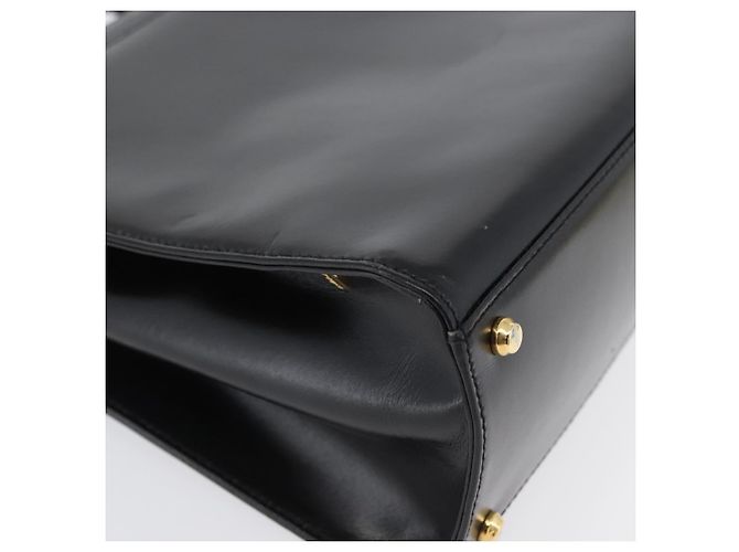 BALLY Borsa a mano in pelle 2 vie Nero Oro Auth BA10754 D'oro - vista 17