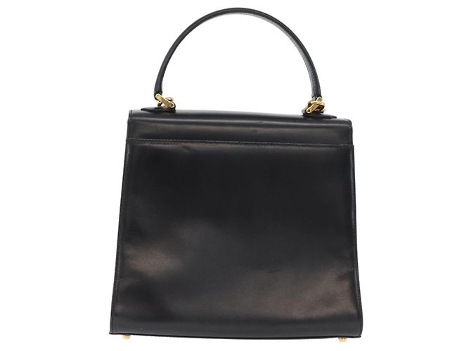BALLY Borsa a mano in pelle 2 vie Nero Oro Auth BA10754 D'oro - vista 2