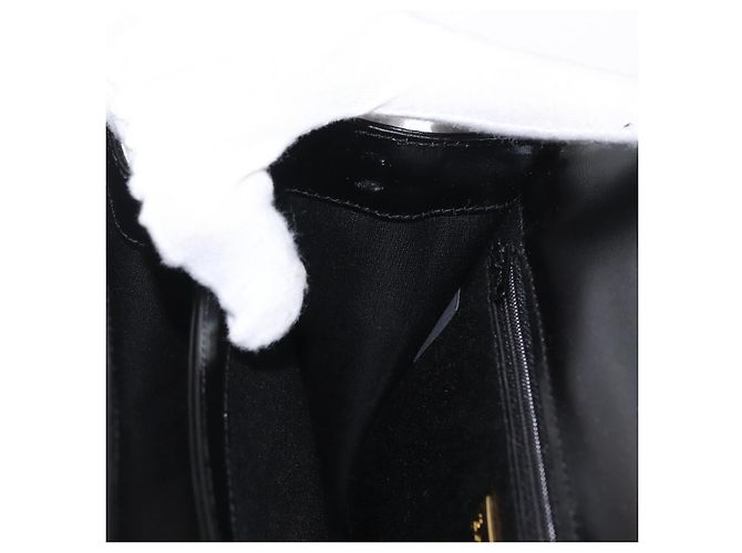 BALLY Borsa a mano in pelle 2 vie Nero Oro Auth BA10754 D'oro - vista 22