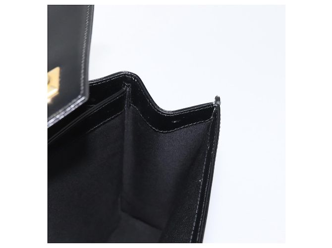 BALLY Borsa a mano in pelle 2 vie Nero Oro Auth BA10754 D'oro - vista 24