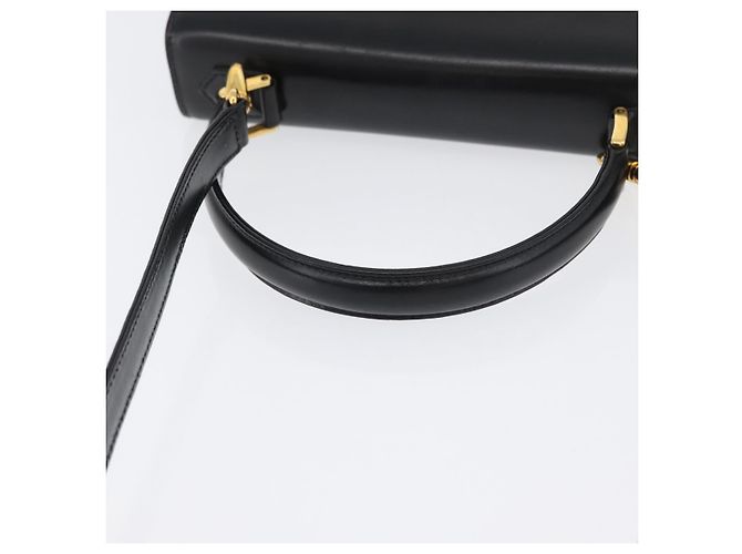 BALLY Borsa a mano in pelle 2 vie Nero Oro Auth BA10754 D'oro - vista 7