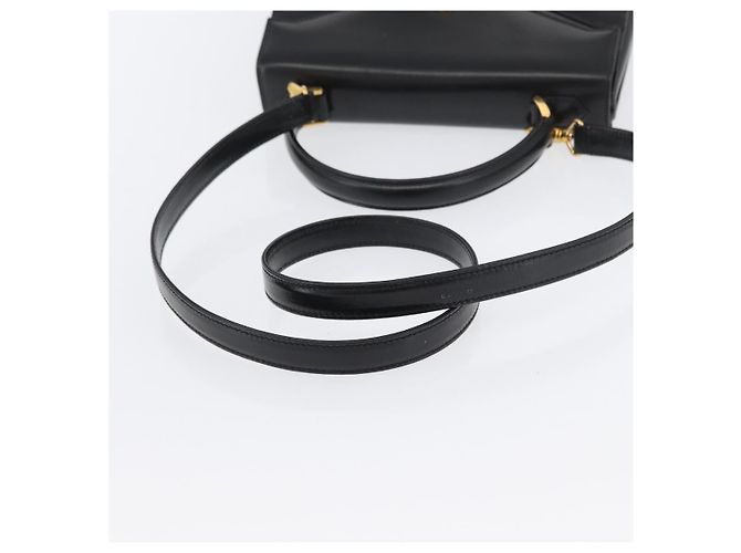 BALLY Borsa a mano in pelle 2 vie Nero Oro Auth BA10754 D'oro - vista 8