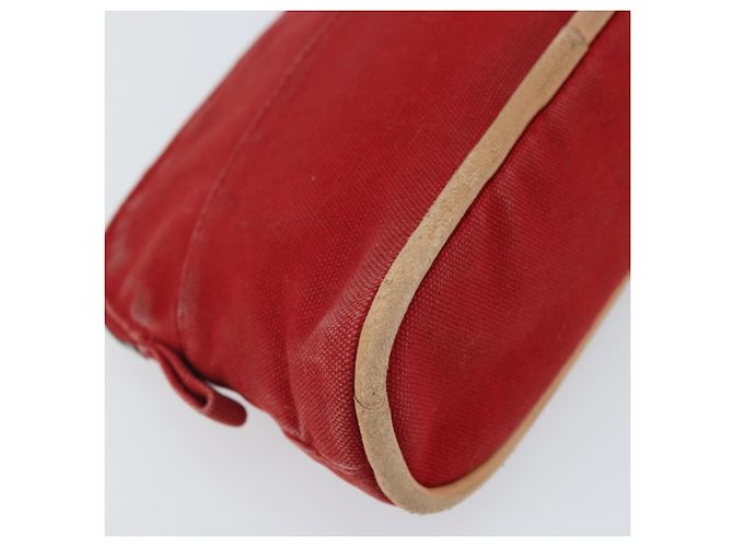 Hermès HERMES Bolide PM Pouch Tela Rossa Auth ti3709 Rosso - vista 16